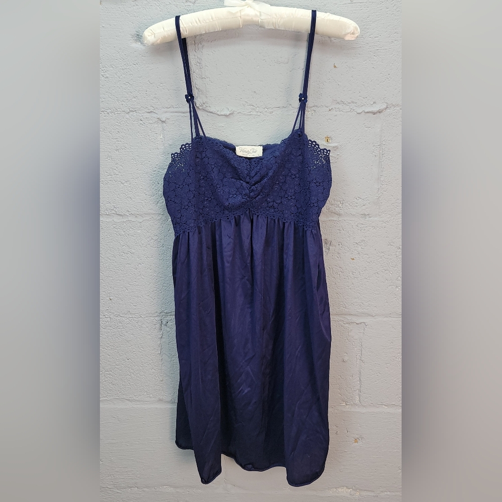 Vintage Vanity Fair Silky Short Nightgown Made In USA